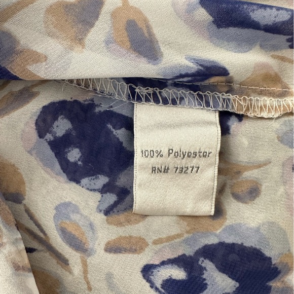 LC Lauren Conrad floral flowy blouse top - Picture 8 of 10